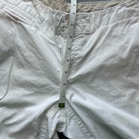 Vintage Y2K Banana Republic Low Rise Flare/Wide Leg 100% cotton pants. 8 Long - Picture 11 of 16